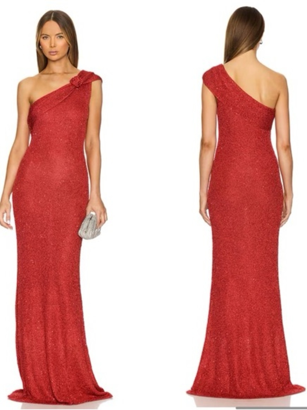 Runaway The Label Silvia Maxi Dress in Red Size Medium NWT Resortwear Evening - Picture 2 of 16